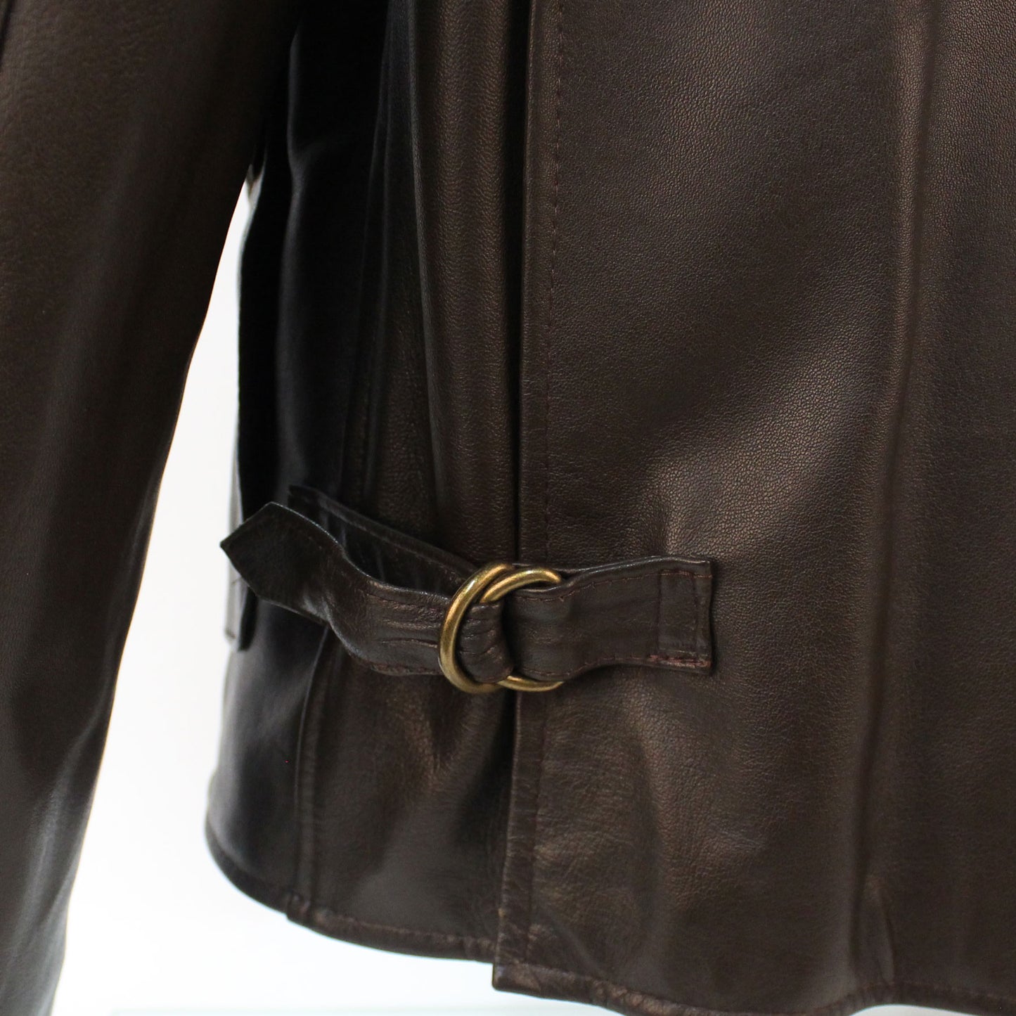 Last Crusade/Crystal Skull Leather Jacket in Brown Lambskin