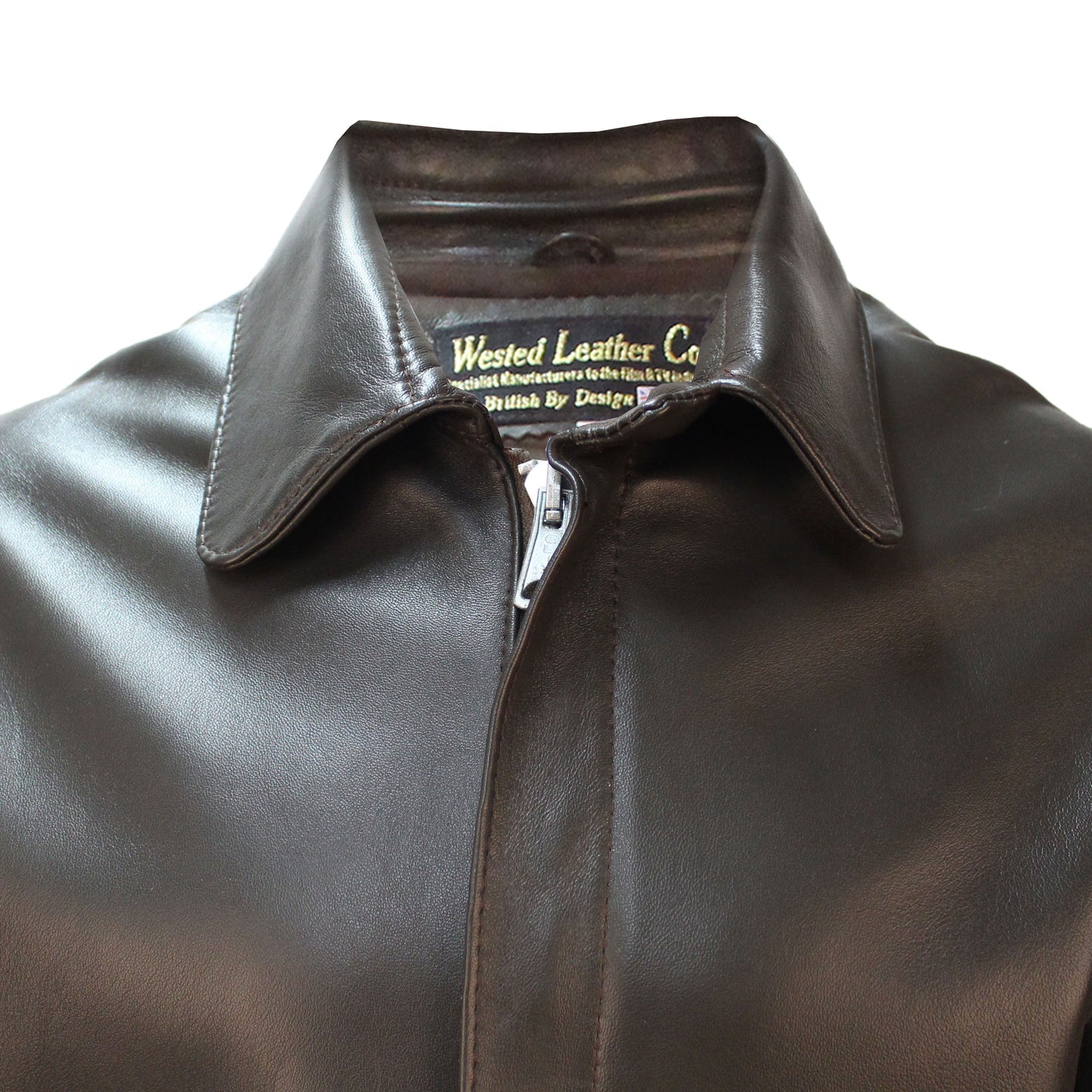 Temple of Doom Jacket in Brown Lambskin