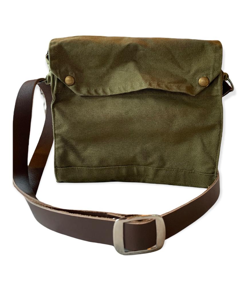 MK VII 1941-42 Gas Mask Bags with Indiana Jones Leather Strap.