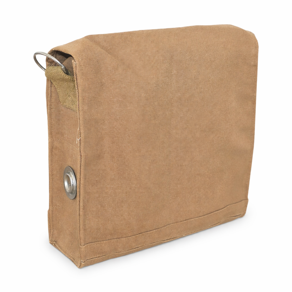 "New" Indiana Jones Sand - Gas Mask Bag With or Without Indiana Jones Leather Strap in Sand