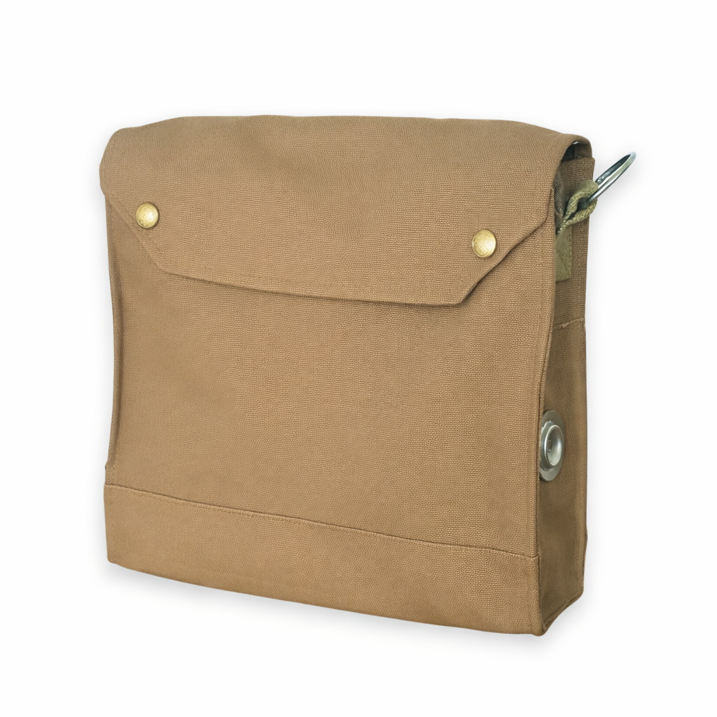 "New" Indiana Jones Sand - Gas Mask Bag With or Without Indiana Jones Leather Strap in Sand