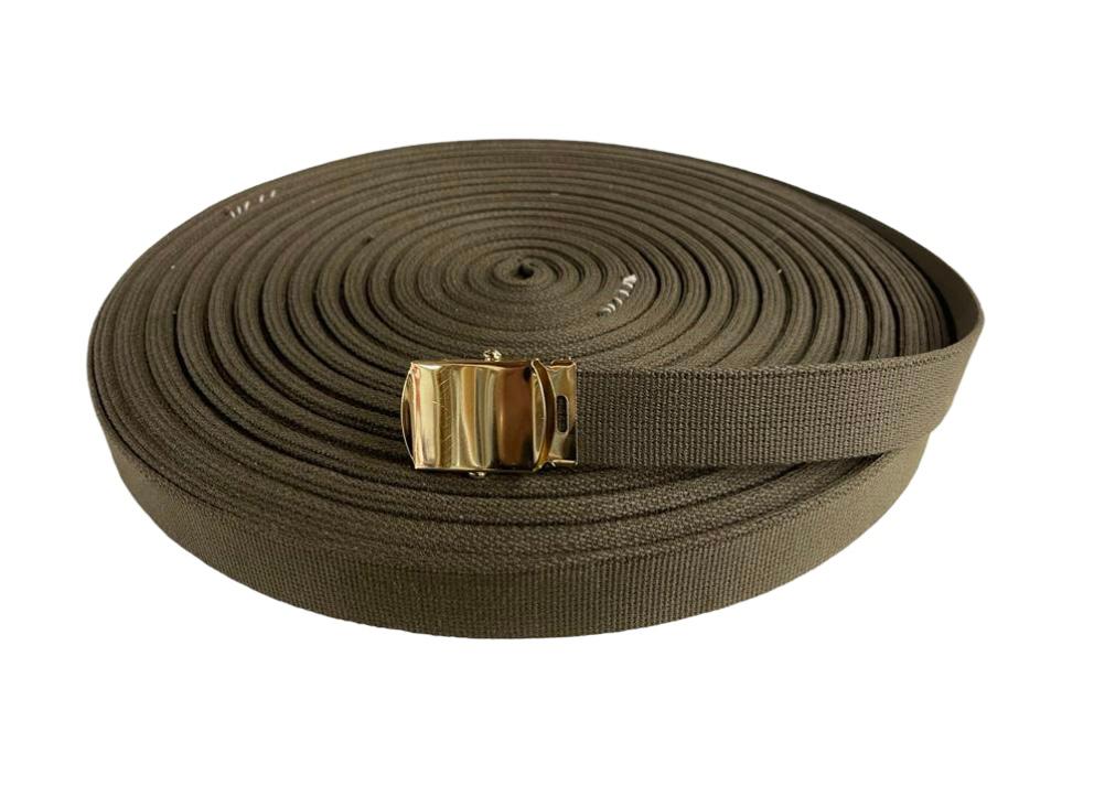 Indiana Jones Webbing Belt Cut To Size Dark Brown