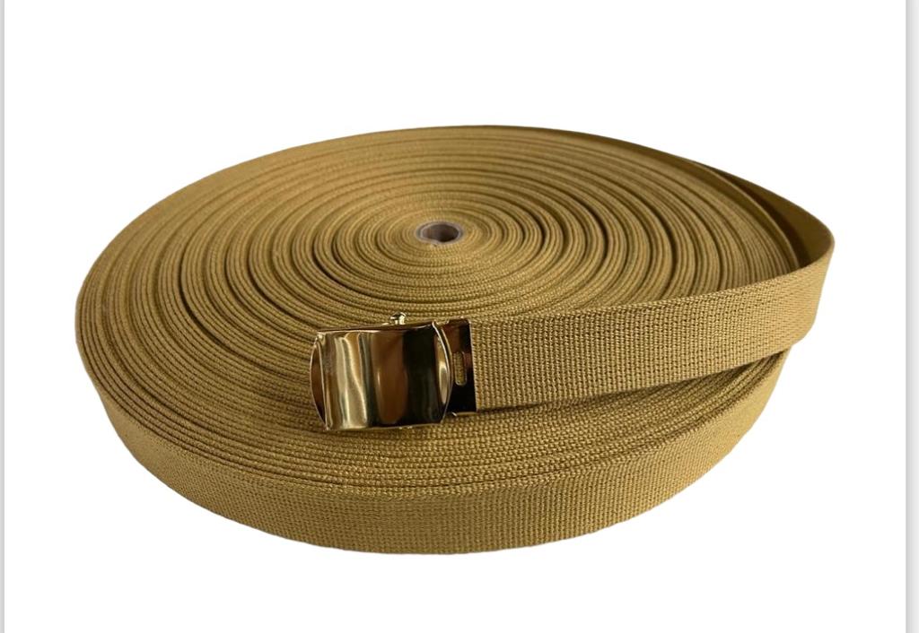 Indiana Jones Webbing Belt Cut To Size Dark Brown