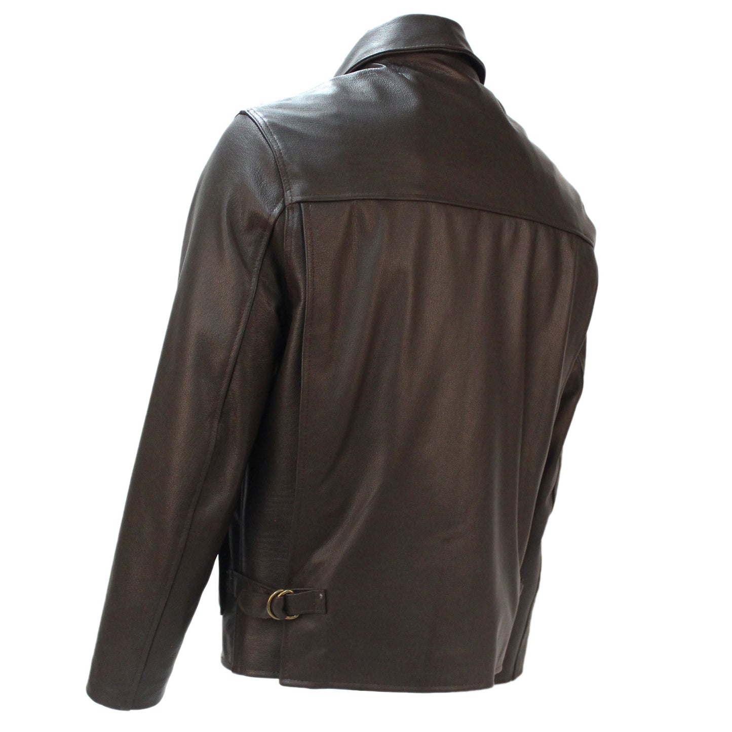 Last Crusade/Crystal Skull Leather Jacket in Brown Goatskin