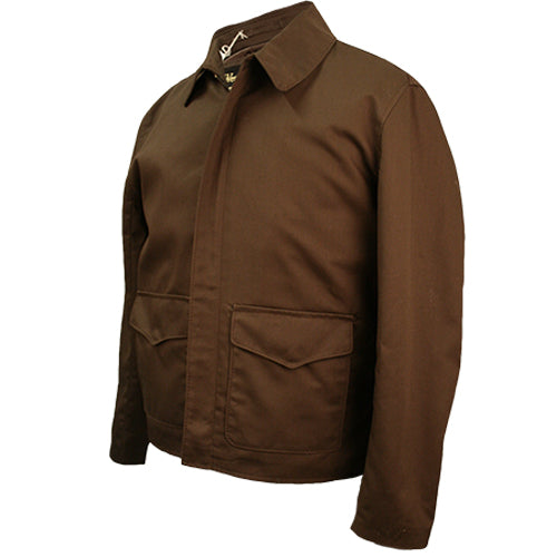 CUSTOM MADE Brown or Black Cotton Raiders of The Lost Ark Jacket