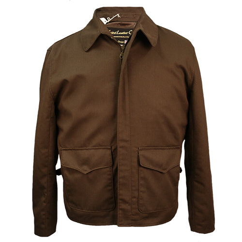 CUSTOM MADE Brown or Black Cotton Raiders of The Lost Ark Jacket