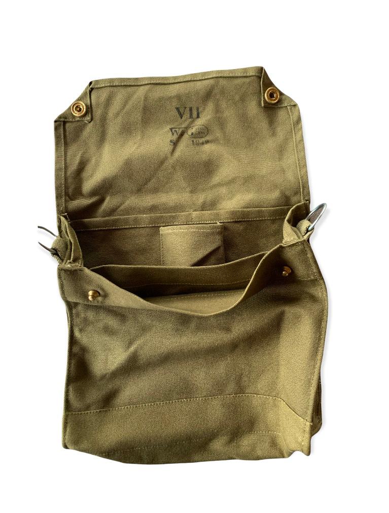 MK VII 1941-42 Gas Mask Bags with Indiana Jones Leather Strap.