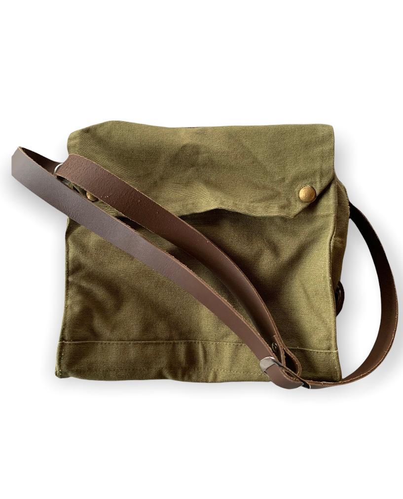 MK VII 1941-42 Gas Mask Bags with Indiana Jones Leather Strap.